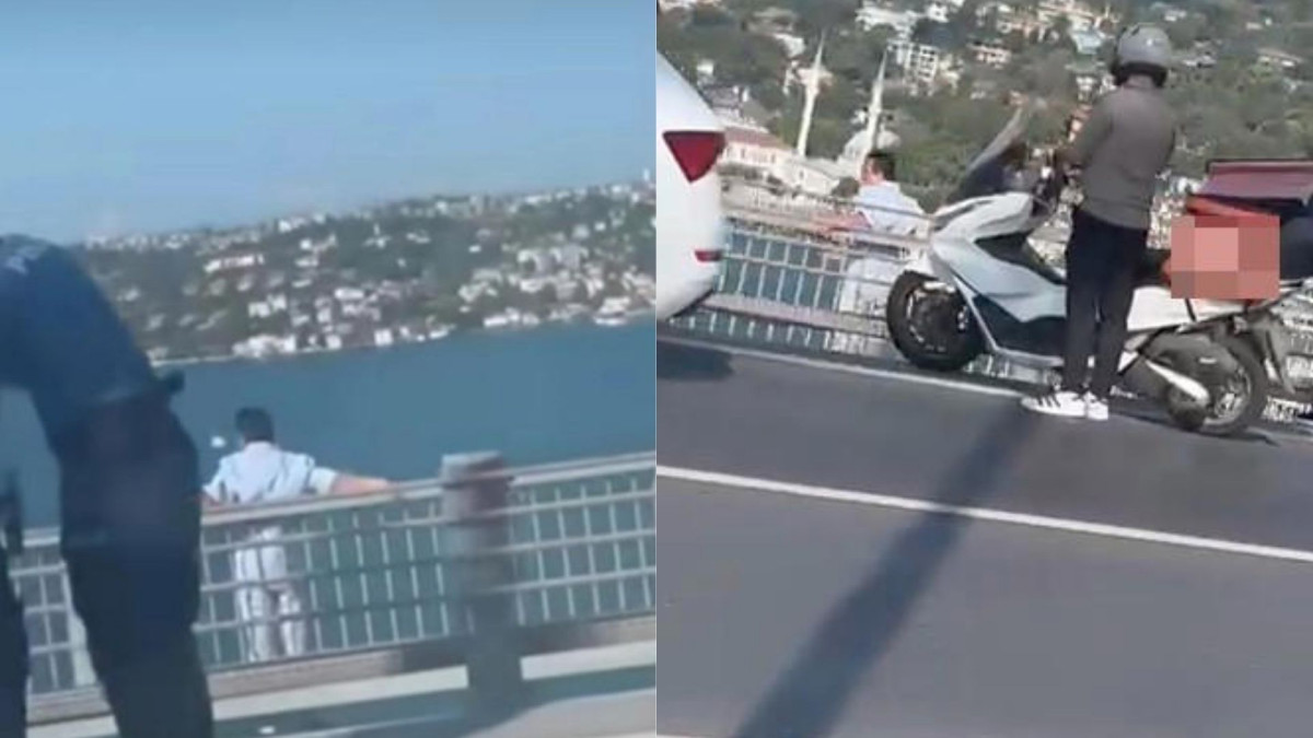 15 Temmuz Şehitler Köprüsü Üstünde İntihar Girişimi