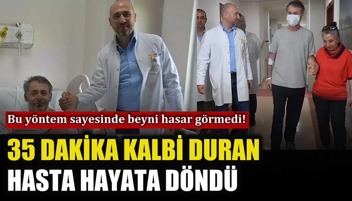 35 dakika kalbi duran hasta hayata döndü