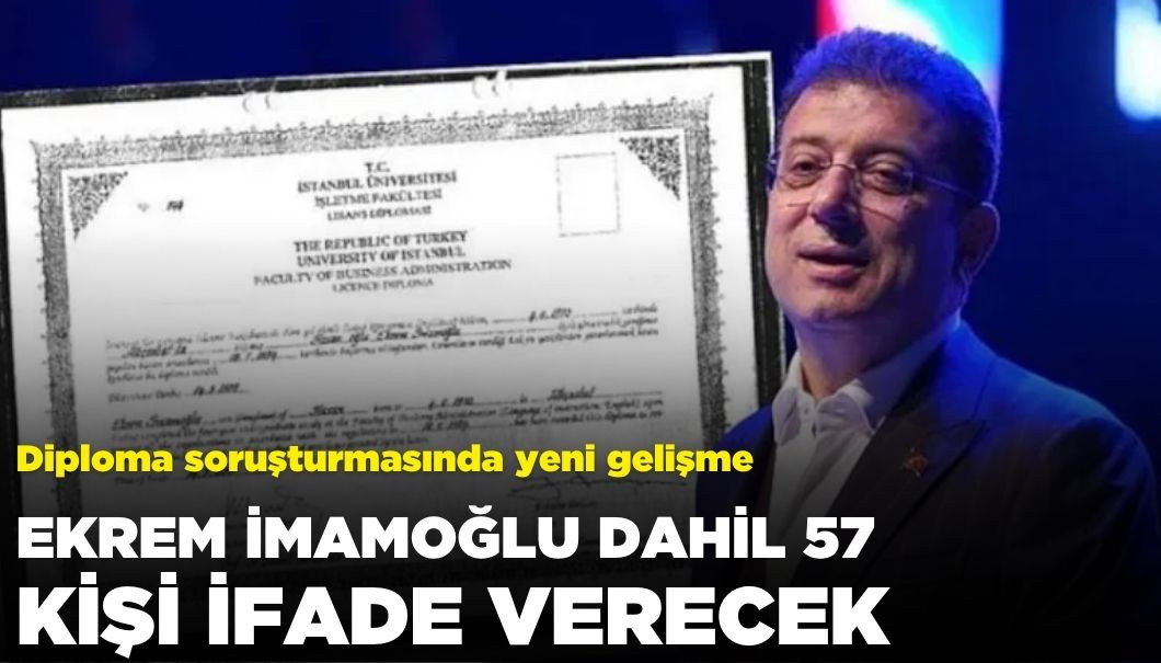 36 Yıllık Diplomaları İptal Edilen 57 Kişi İfadeye Çağrıldı: İmamoğlu da İfade Verecek