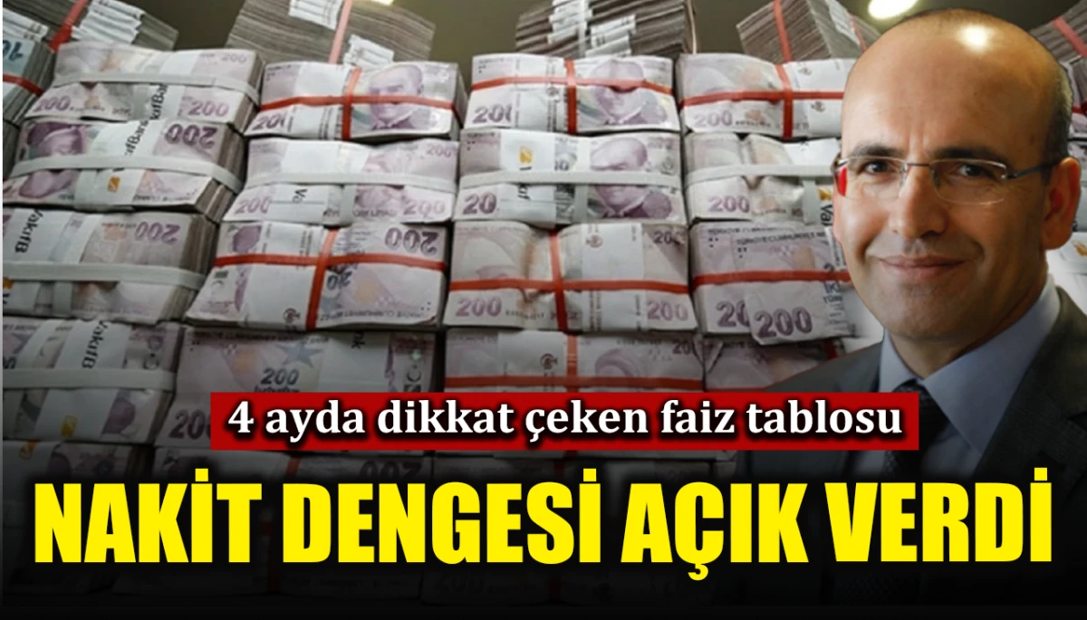 4 ayda dikkat &ccedil;eken faiz tablosu: Nakit dengesi a&ccedil;ık verdi