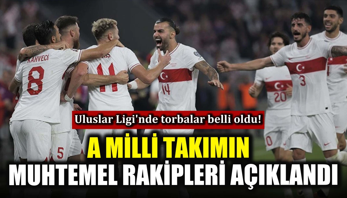 A Milli Takımın muhtemel rakipleri a&ccedil;ıklandı