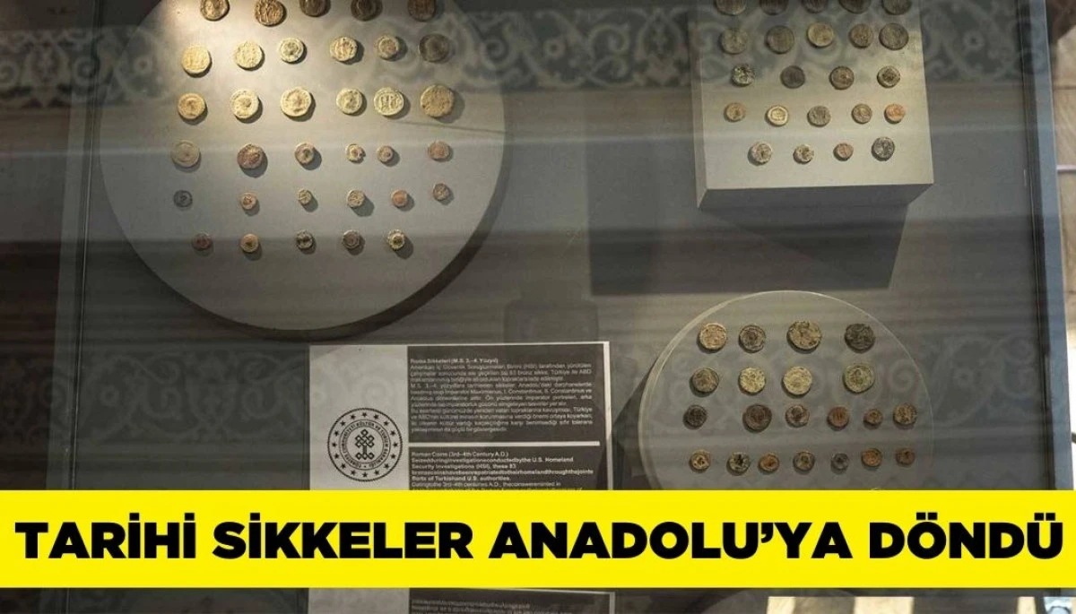 ABD’de ele geçirilmişti: Roma dönemine ait 83 sikke Türkiye'ye iade edildi
