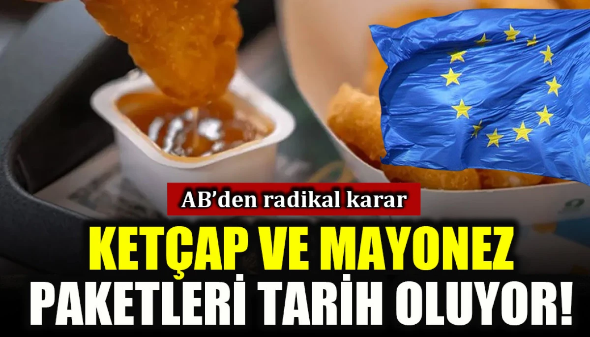 AB'den radikal karar: Ket&ccedil;ap ve Mayonez paketleri tarih oluyor!