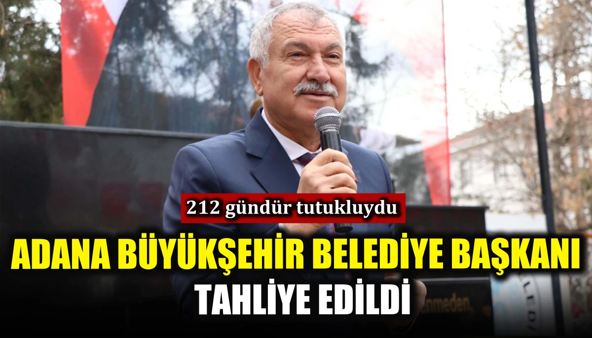 Adana B&uuml;y&uuml;kşehir Belediye Başkanı tahliye edildi