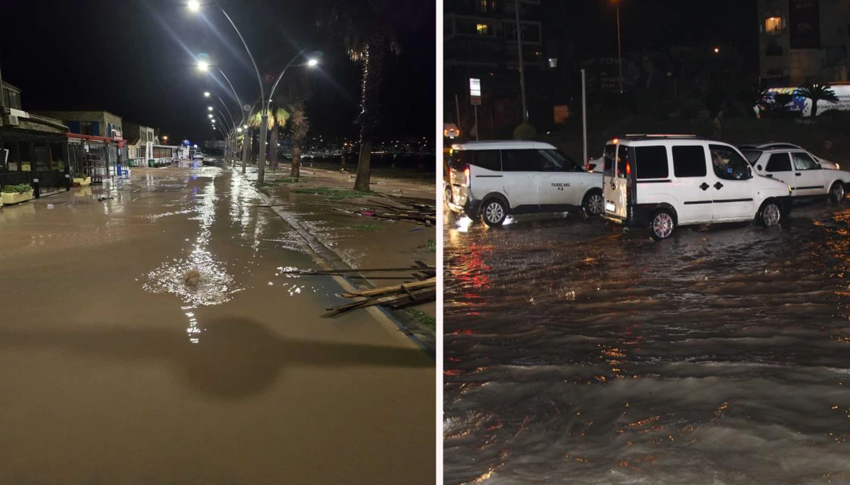 Adana ve İzmir&rsquo;de sağanak yağış hayatı olumsuz etkiledi