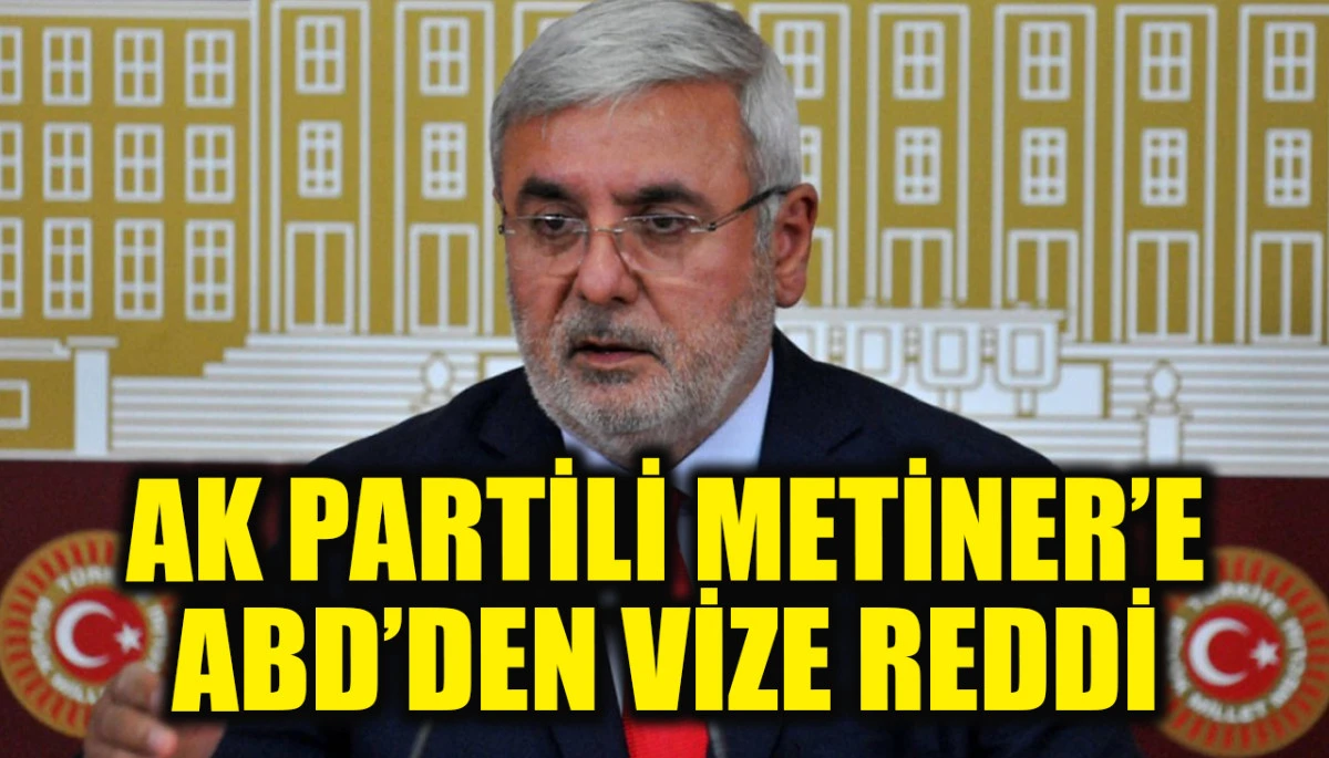AK Partili Mehmet Metiner'e ABD'den vize reddi 