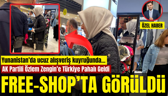 AK Partili Özlem Zengin'e Türkiye Pahalı Geldi: Free-Shop'ta Görüldü