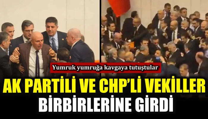 AK Partili ve CHP'li vekiller birbirlerine girdi