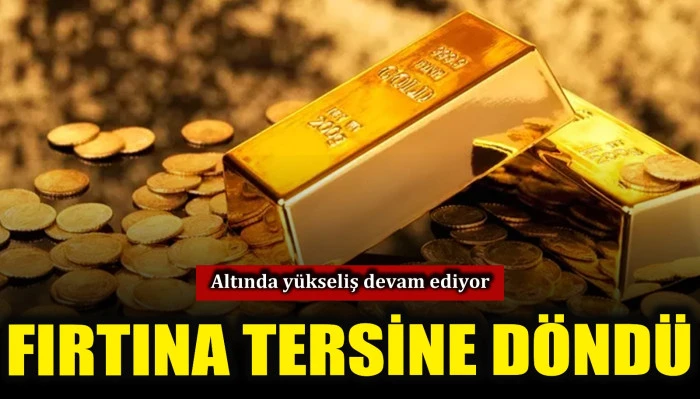 Altında fırtına tersine d&ouml;nd&uuml;