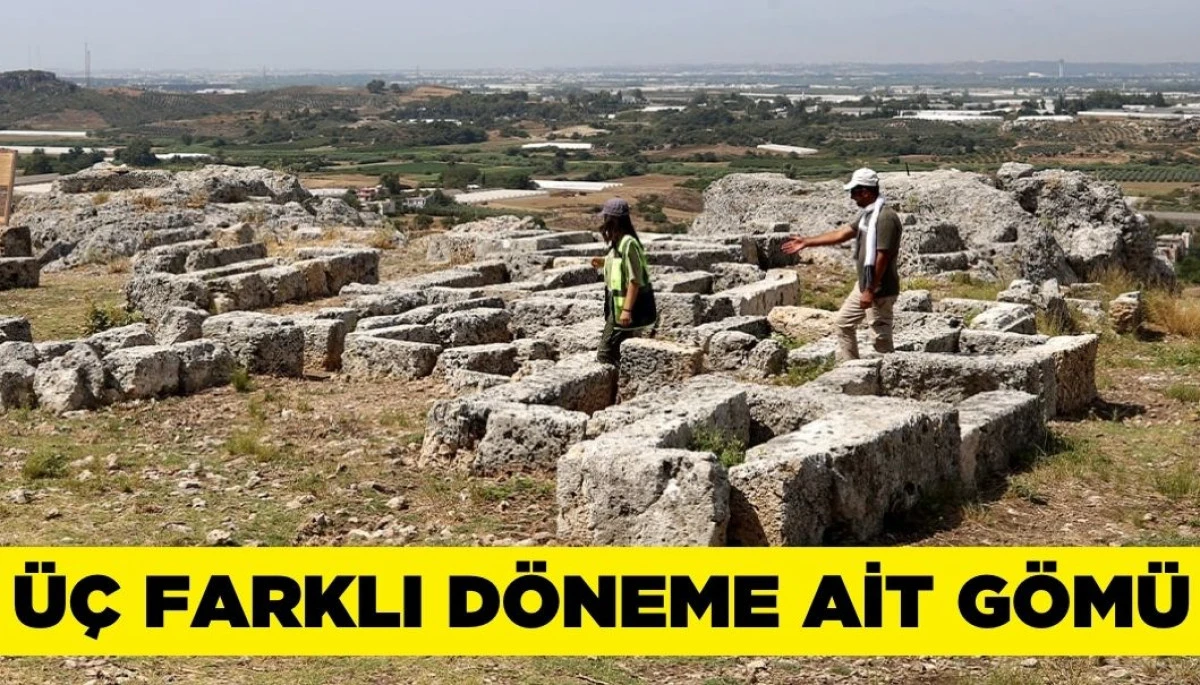 Antalya'daki Kazılarda Roma Dönemine Ait 4 Mezar Bulundu
