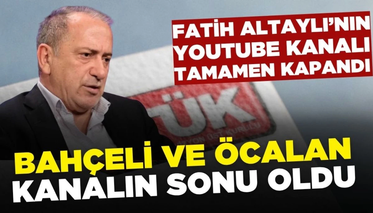 Bahçeli'nin Öcalan'a Mektubunu Okuttu Fatih Altaylı'nın Kanalı Kapandı