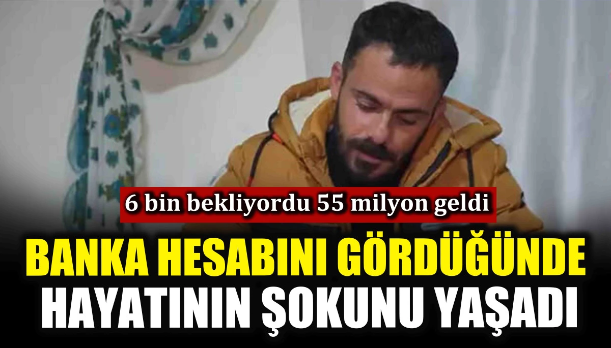Banka hesabını gördüğünde hayatının şokunu yaşadı!
