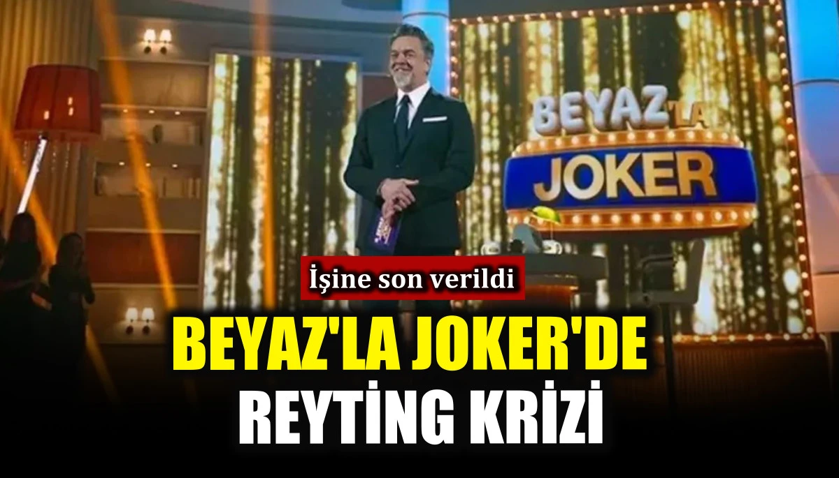 Beyaz'la Joker'de reyting krizi! İşine son verildi