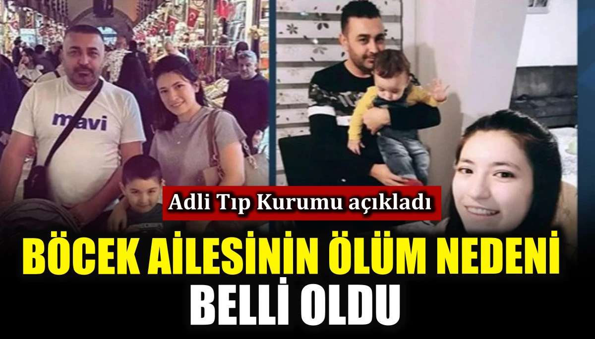 Böcek ailesinin ölüm nedeni belli oldu! Adli Tıp Kurumu açıkladı