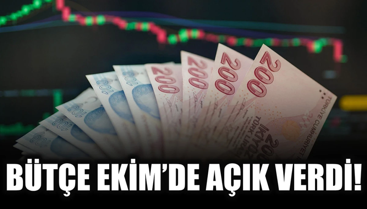 Bütçe Ekim'de de açık verdi