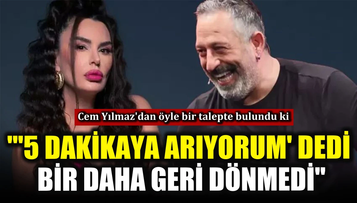 Cem Yılmaz'dan &lsquo;protokol&rsquo; isteyen Aysu Ba&ccedil;eoğlu "'5 dakikaya arıyorum' dedi, bir daha geri d&ouml;nmedi"