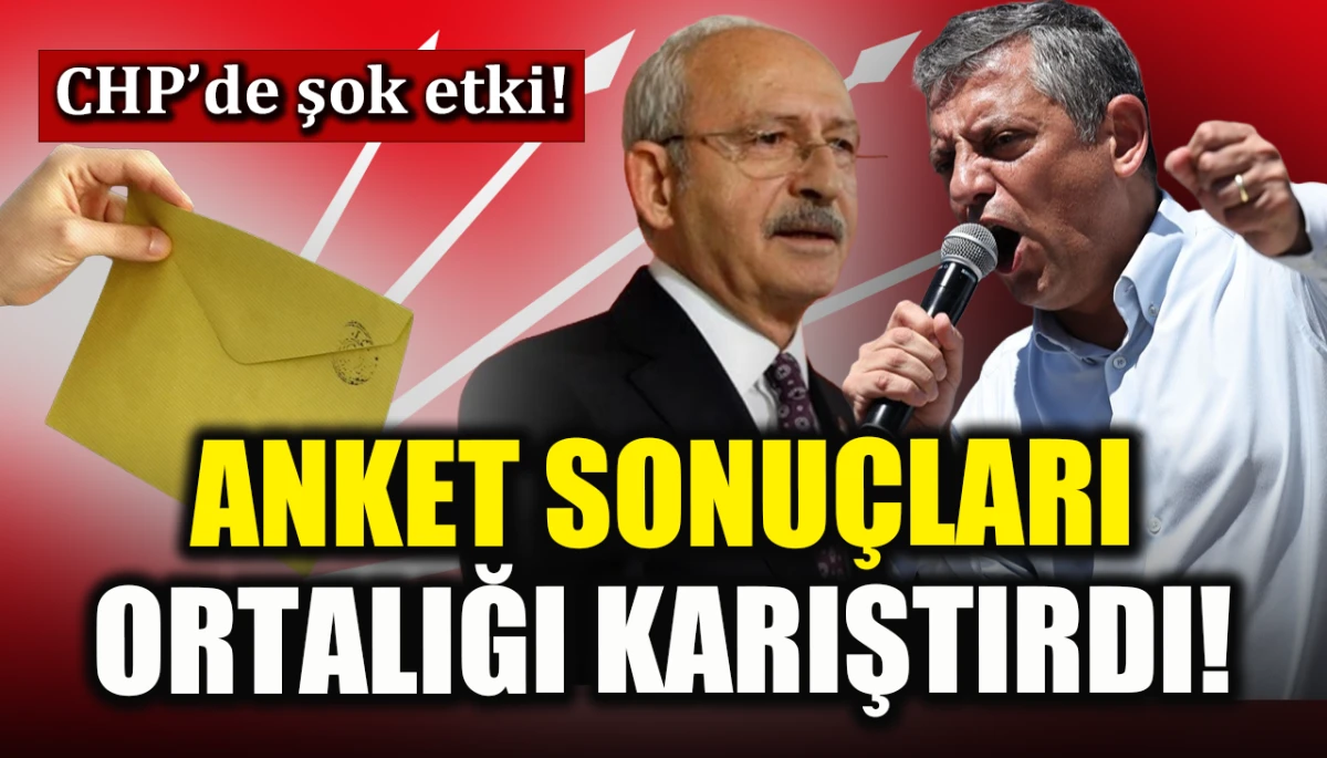 CHP&rsquo;de şok etki! Anket sonu&ccedil;ları tartışma yarattı