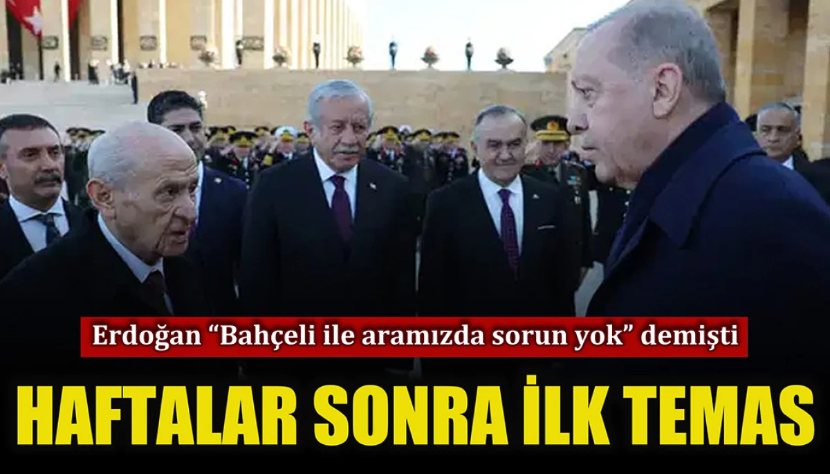 'Cumhur İttifakı'nda çatlak' iddialarının ardından Bahçeli ve Erdoğan ilk kez aynı karede