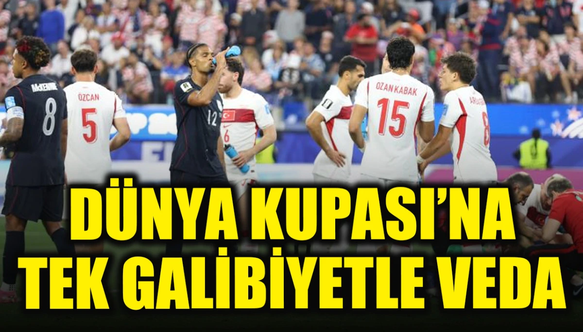 D&uuml;nya Kupası'na tek galibiyetle veda! T&uuml;rkiye, ABD'yi 3-2 yendi