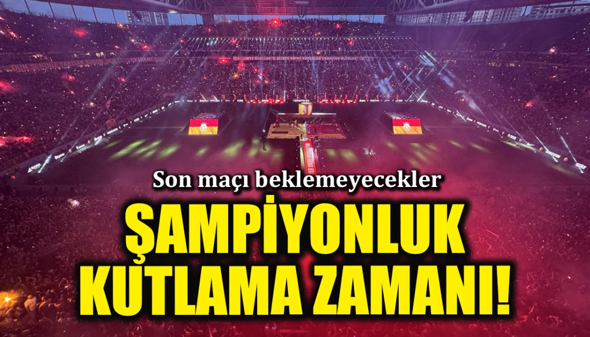 Galatasaray'da şampiyonluk kutlama zamanı! Detaylar belli oldu