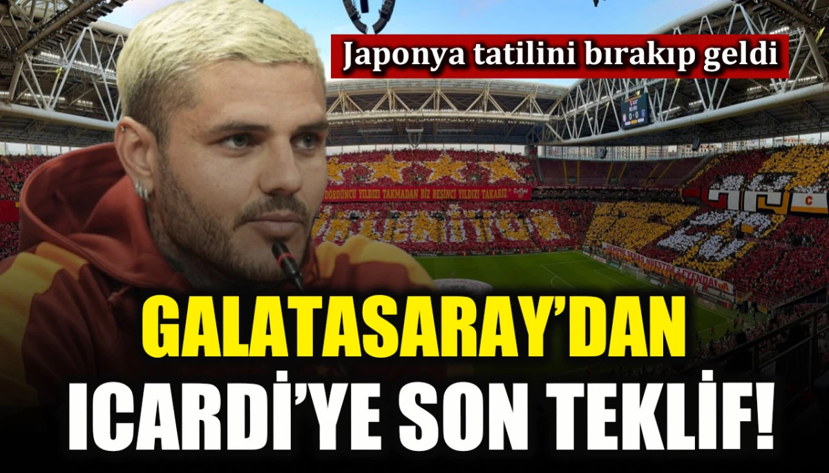 Galatasaray'dan Icardi'ye son teklif: Japonya tatilini bırakıp geldi!