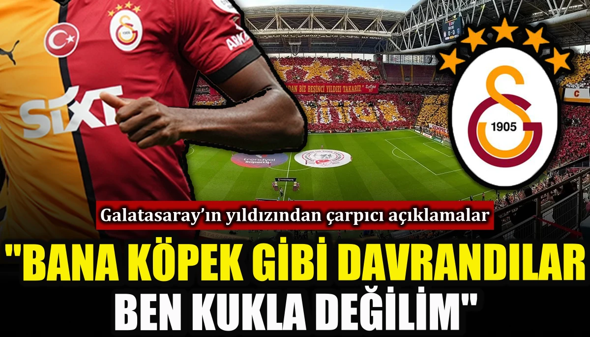 Galatasaray&rsquo;ın yıldızından &ccedil;arpıcı a&ccedil;ıklamalar