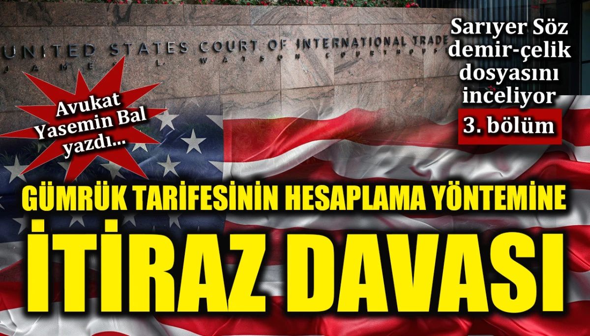 G&uuml;mr&uuml;k Tarifesinin Hesaplama Y&ouml;ntemine İtiraz Davası