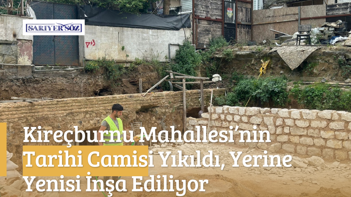 Gümrükçü İshak Ağa Camii'nin İnşaatı Başladı!