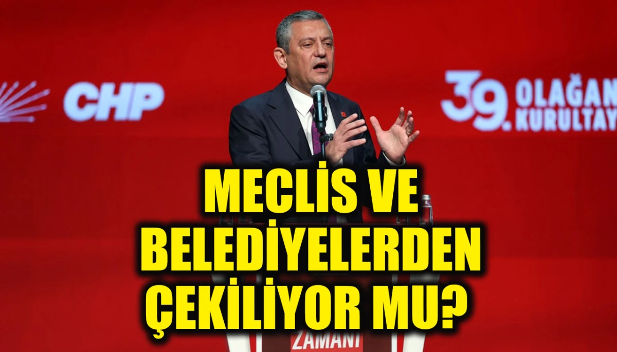 G&uuml;ndemi sarsan iddia: CHP Meclis ve belediyelerden &ccedil;ekilecek mi?