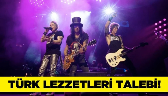 Guns N' Roses'un İstanbul Talepleri Şaşırttı
