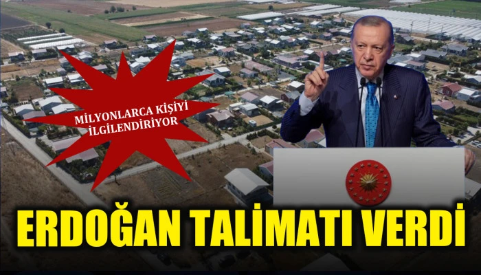Hobi bah&ccedil;esi, trafik cezaları... AK Partili isim a&ccedil;ıkladı! Erdoğan talimatı verdi