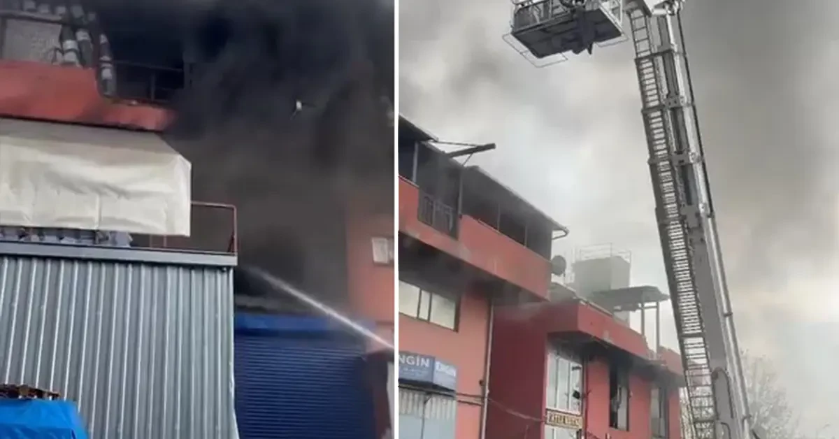 İkitelli Organize Sanayi Bölgesi’nde yangın paniği
