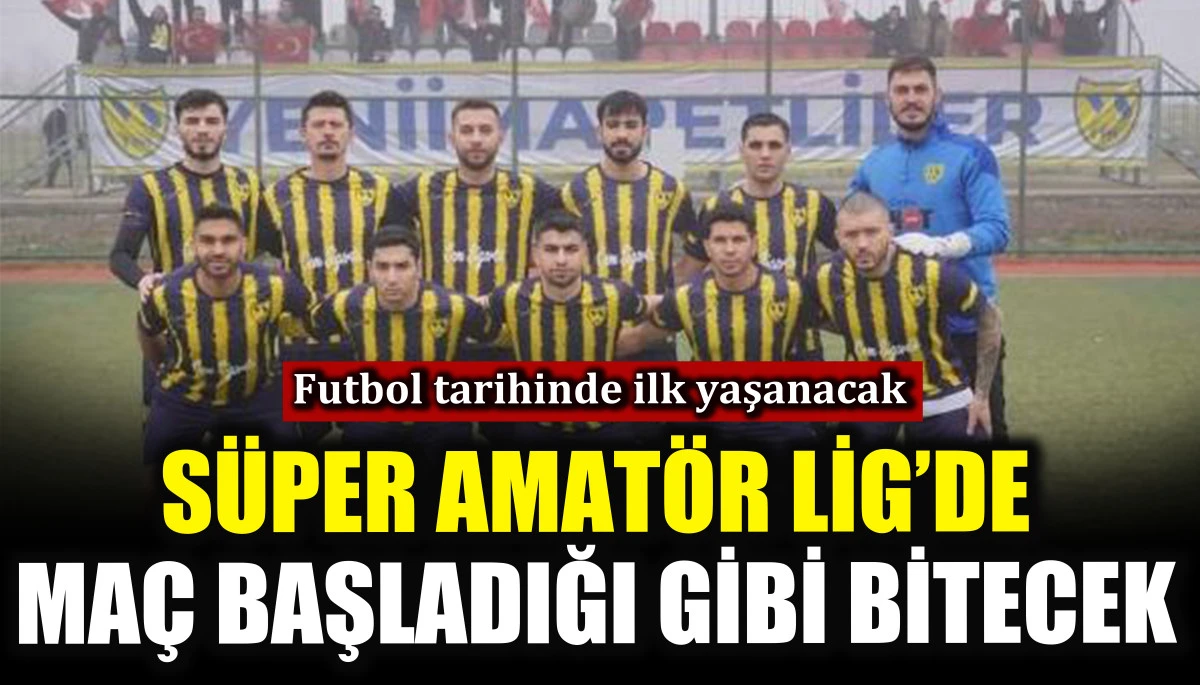 İpsalaspor-Yeniimaretspor ma&ccedil;ı başladığı gibi bitecek