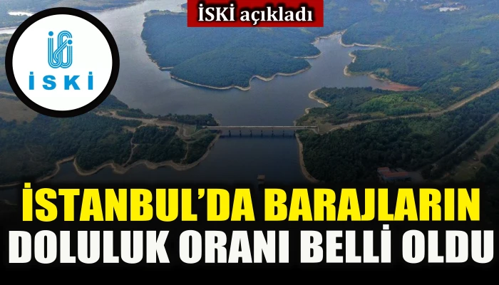 İSKİ a&ccedil;ıkladı: İstanbul&rsquo;da barajların doluluk oranı belli oldu