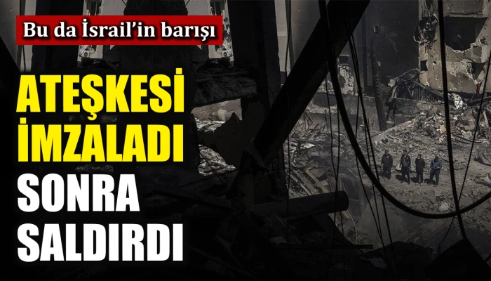 İsrail ateşkesi &ccedil;abuk unuttu; L&uuml;bnan'a hava saldırısı 
