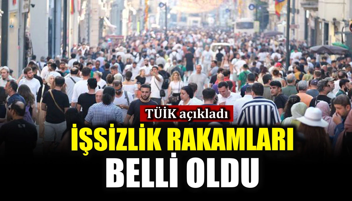İşsizlik rakamları belli oldu