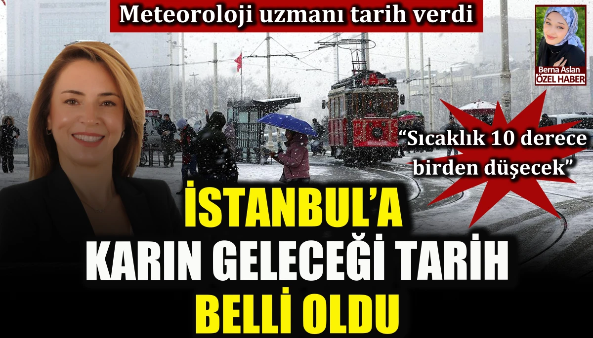 İstanbul&rsquo;a karın geleceği tarih belli oldu