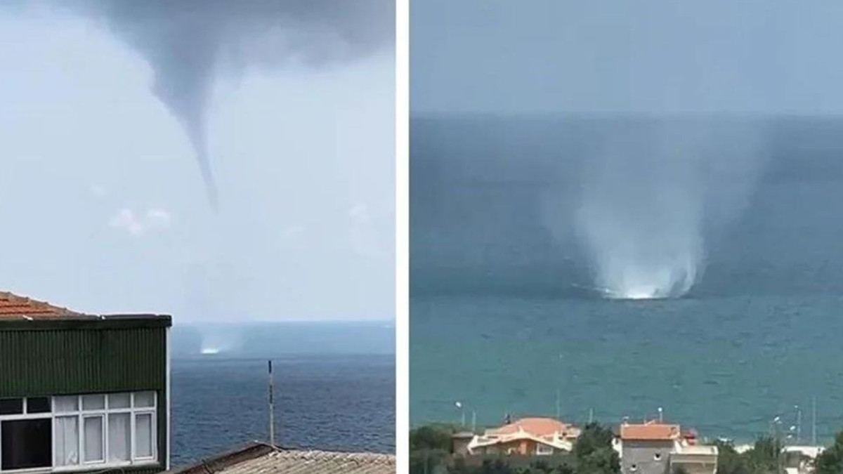 İstanbul'da Hortum Çıktı