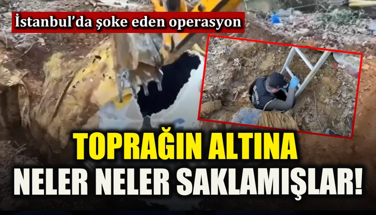 İstanbul&rsquo;da toprağın altına neler neler saklamışlar!