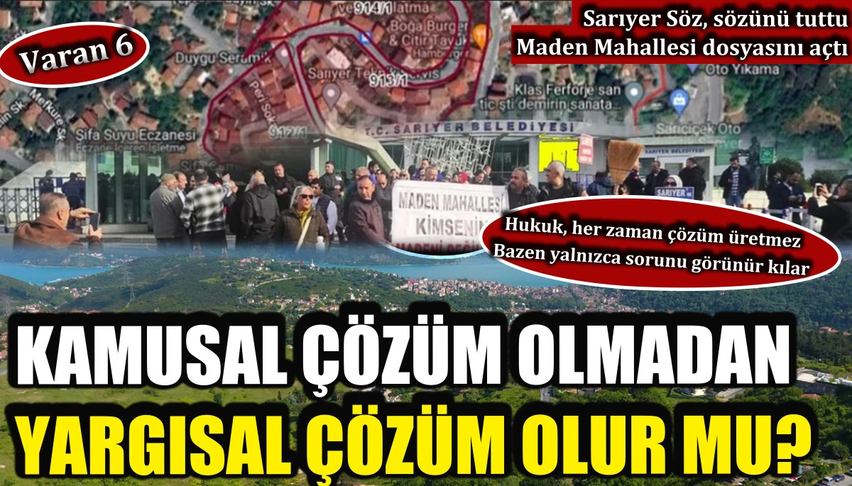 Kamusal &Ccedil;&ouml;z&uuml;m Olmadan Yargısal &Ccedil;&ouml;z&uuml;m Olur mu?