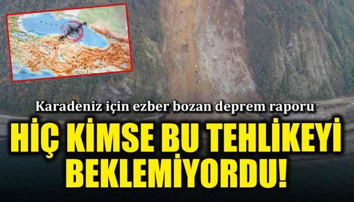 Karadeniz i&ccedil;in korkutan 'deprem' uyarısı! Uzman isim tehlikeyi anlattı