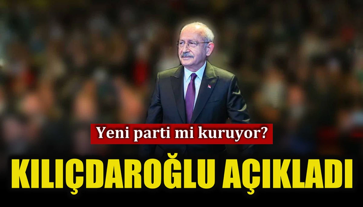 Kemal Kılıçdaroğlu yeni parti mi kuracak? İddialara tek kelimelik cevap