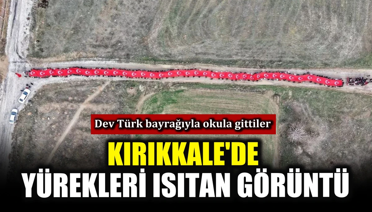 Kırıkkale'de y&uuml;rekleri ısıtan g&ouml;r&uuml;nt&uuml;