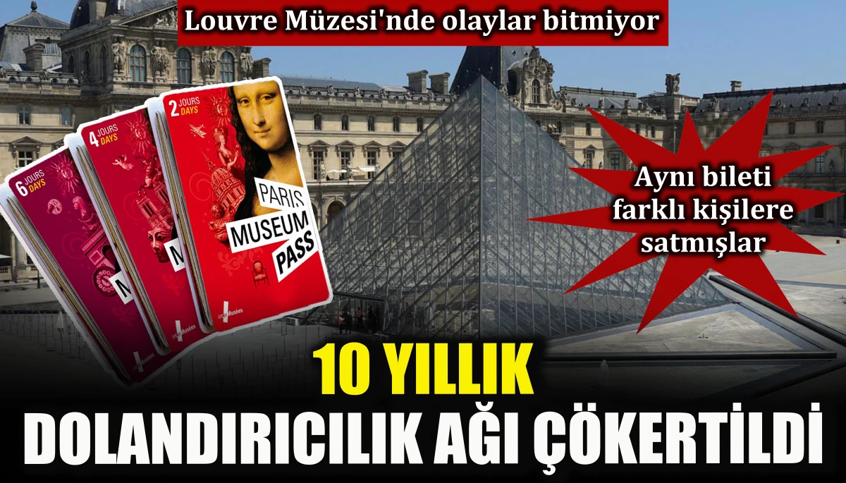 Louvre M&uuml;zesi'nde olaylar bitmiyor        