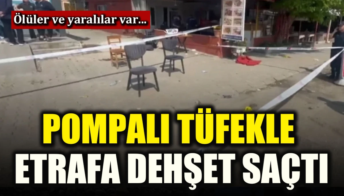 Mersin'de restorana pompalı t&uuml;fekle saldırı d&uuml;zenlendi