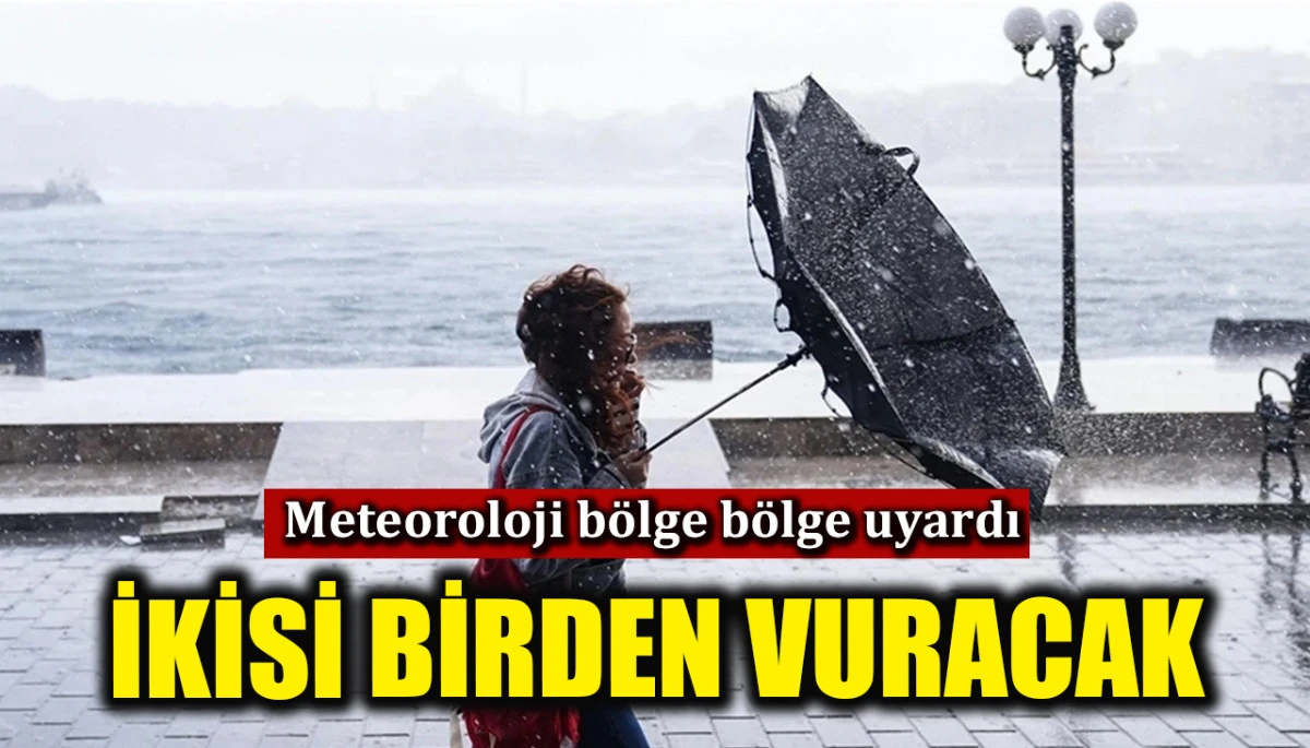 Meteoroloji b&ouml;lge b&ouml;lge uyardı! Kuvvetli yağış ve fırtına geliyor