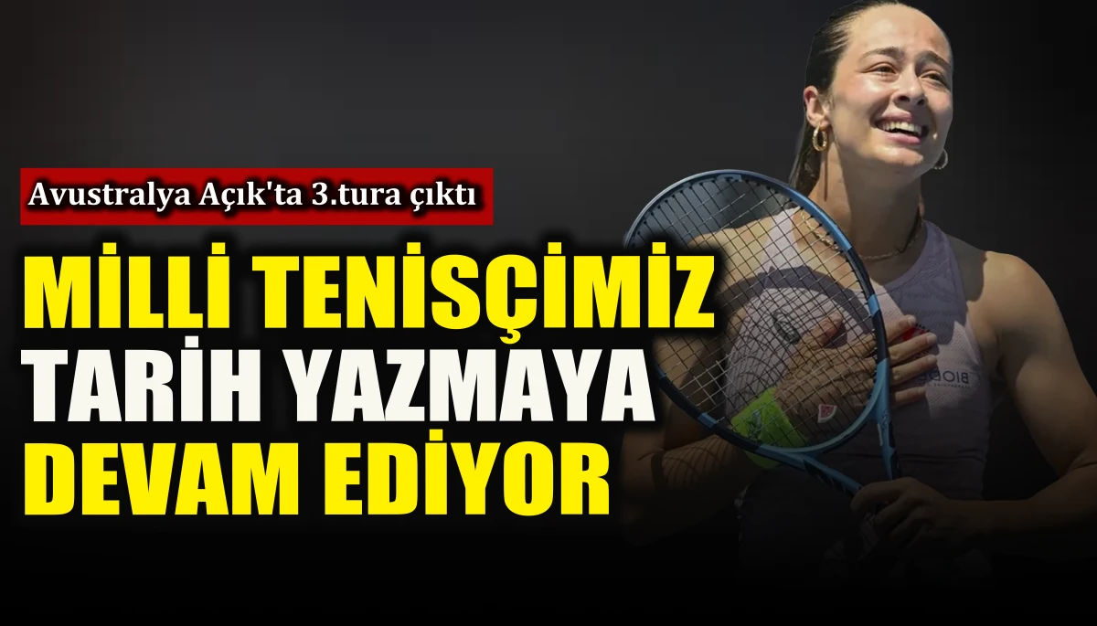 Milli tenis&ccedil;imiz Zeynep S&ouml;nmez tarih yazmaya devam ediyor