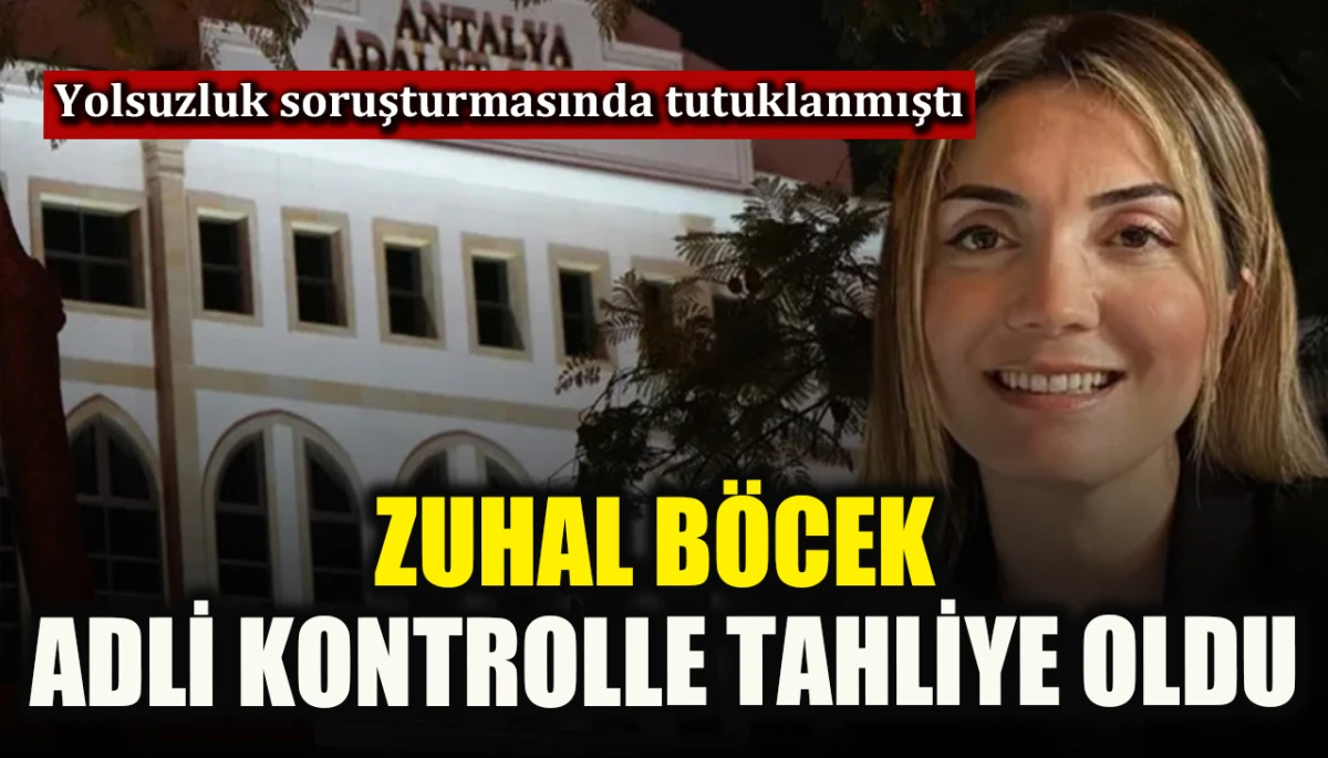 Muhittin B&ouml;cek'in gelini Zuhal B&ouml;cek tahliye edildi