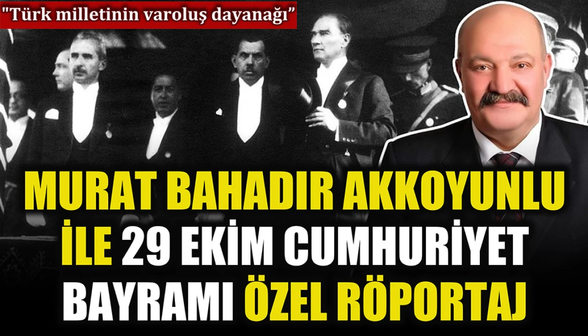 Murat Bahadır Akkoyunlu ile özel röportaj: 29 Ekim'de Söz Haber'de!