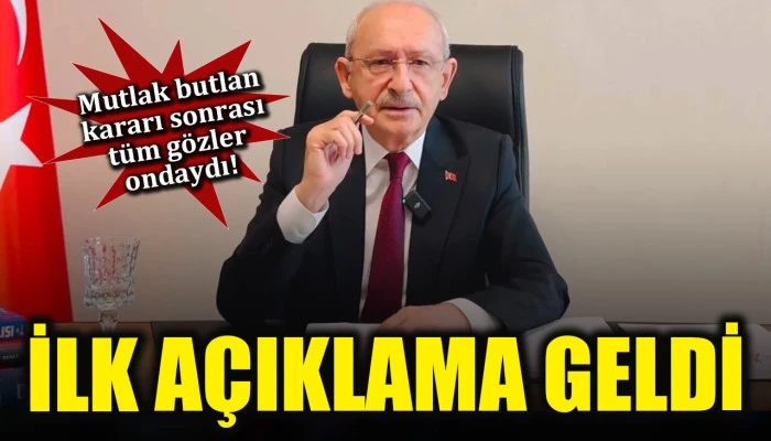 Mutlak butlan kararı sonrası g&ouml;zler ona &ccedil;evrilmişti! Kılı&ccedil;daroğlu'ndan ilk a&ccedil;ıklama geldi 
